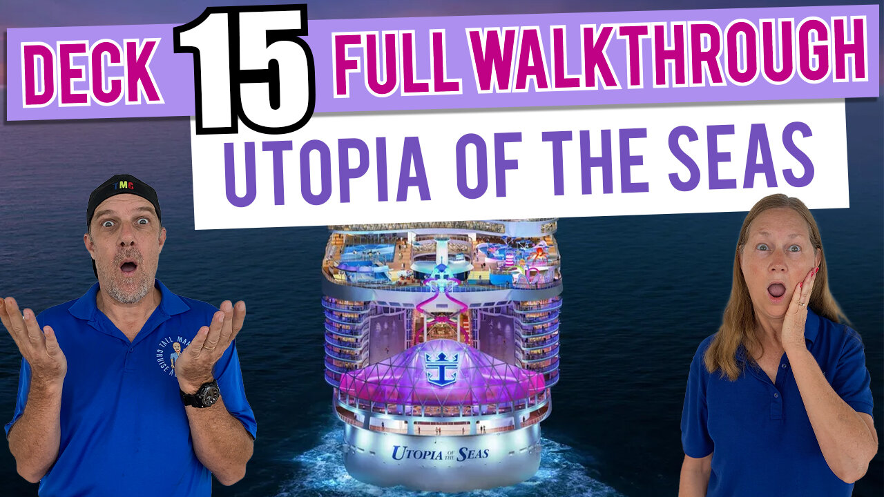 Utopia Of The Seas Public Deck 15 | Tall Man's Cruise Adventures