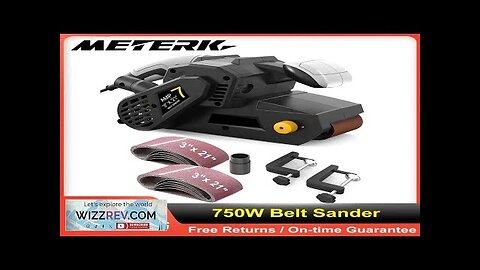 750W Belt Sander Table Sander with Variable Speed Control 2-in-1 Vacuum Cleaner Review