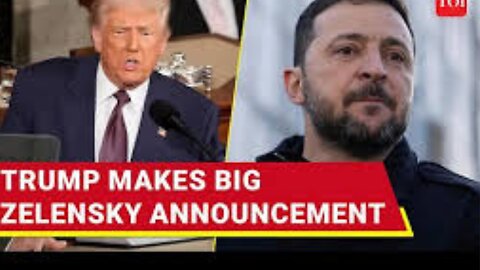 Trump Launches Blistering New Attack On Zelensky; 'You Cannot Do That...' | Russia-Ukraine War
