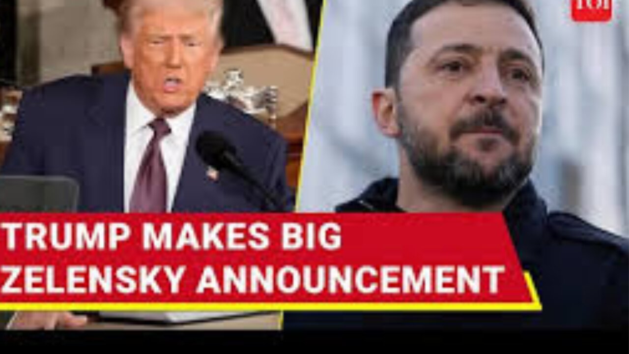 Trump Launches Blistering New Attack On Zelensky; 'You Cannot Do That...' | Russia-Ukraine War
