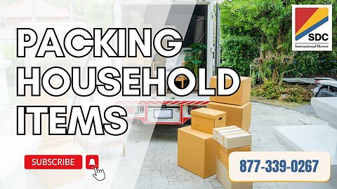 Packing Household Items for an International Move