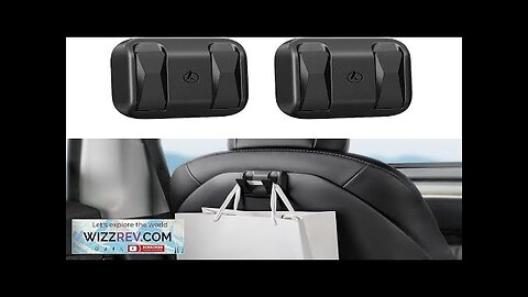 HALOBLK Foldable Hidden Design Car Seat Hooks for Tesla Model Y Model Review