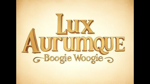 Lux Aurumque Boogie Woogie SATB