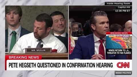 Sen. Mullin fires back at Democrats questioning Hegseth