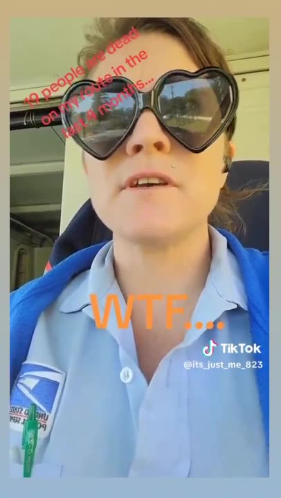 USPS driver notices alot of people dying on her route - 19 people in 4 months