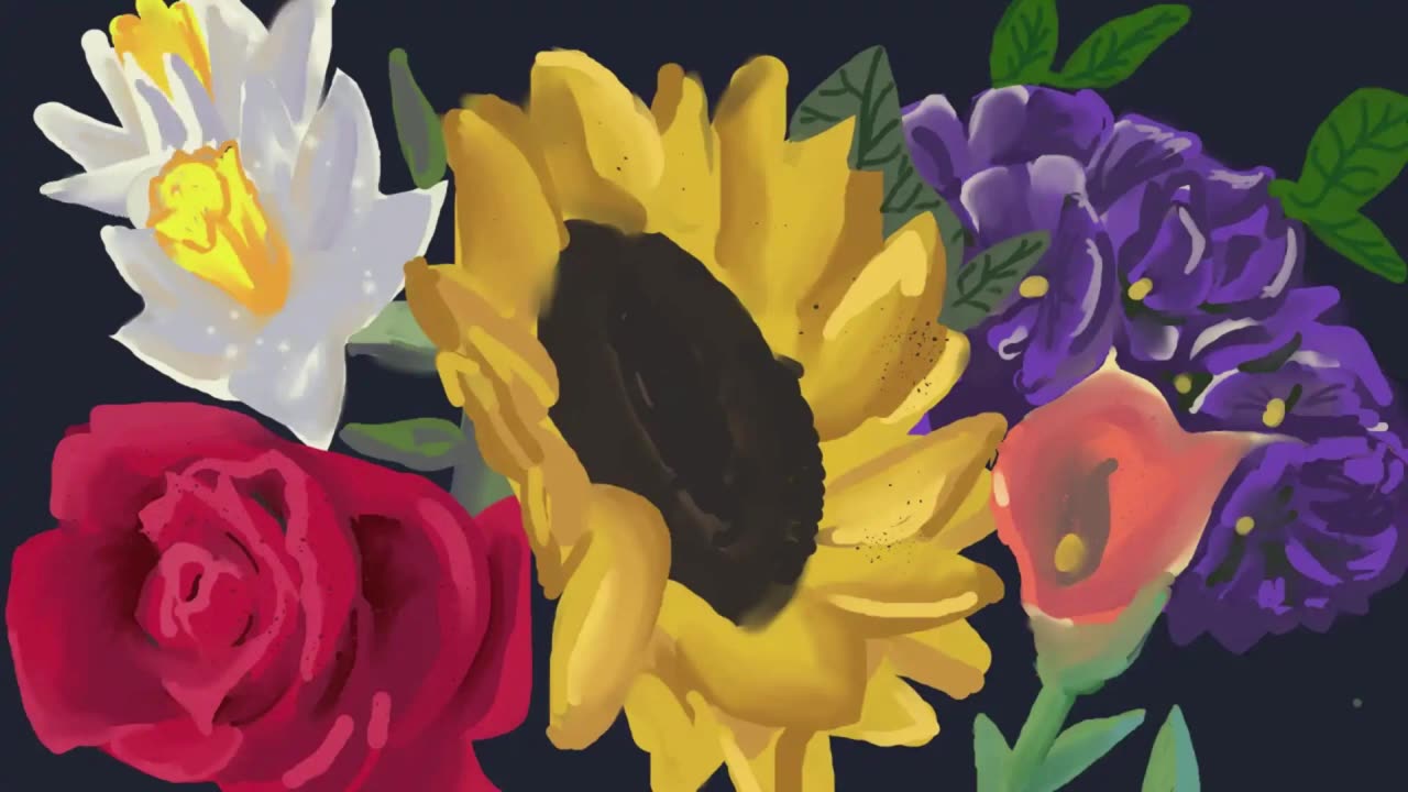 Flowers Speedpainting