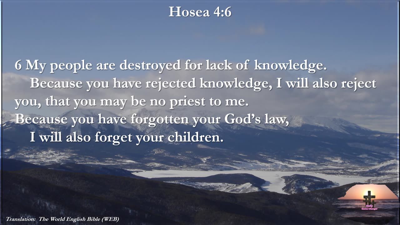 Hosea 4:6