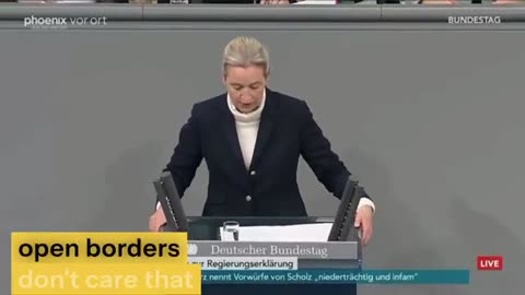 🚨🇩🇪 ALICE WEIDEL JUST DESTROYED OLAF SCHOLZ 🔥