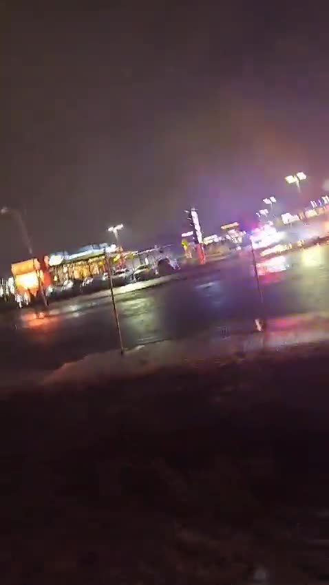 Where the plane hit in Philadelphia tonight