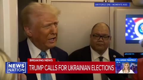 Trump says it's time for elections in Ukraine….🇺🇦