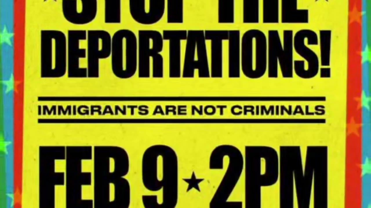 "TODAY in New York City: "STOP THE DEPORTATIONS "