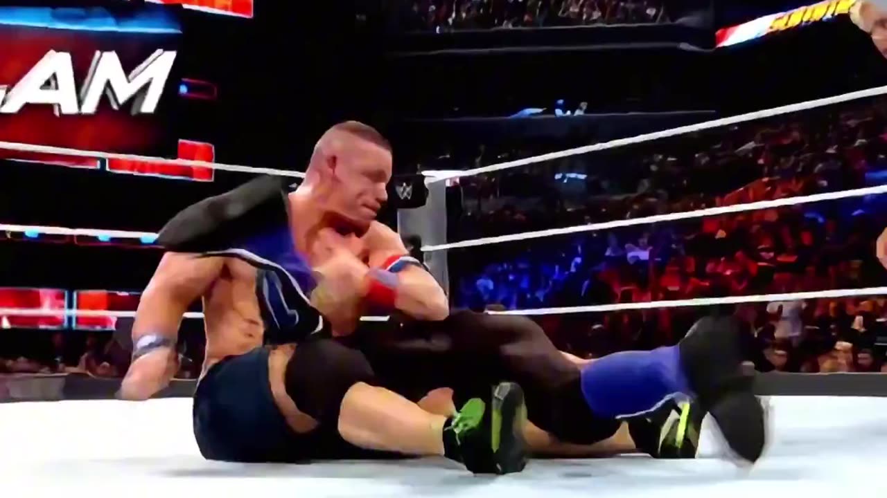 AJ Styles vs John Cena SummerSlam Highlights