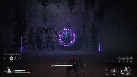 He doesn't move much but he sure can hit hard (Secret Boss Fight - Captain Lotus Vision).