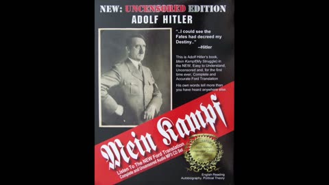 Mein Kampf (My Struggle) by Adolf Hitler VOLUME 1 PART 1/2 - Audiobook Uncensored Version