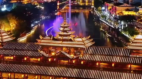 Grand Fountain on Xiangshan Lake