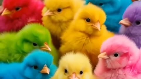 Different colour of chicken