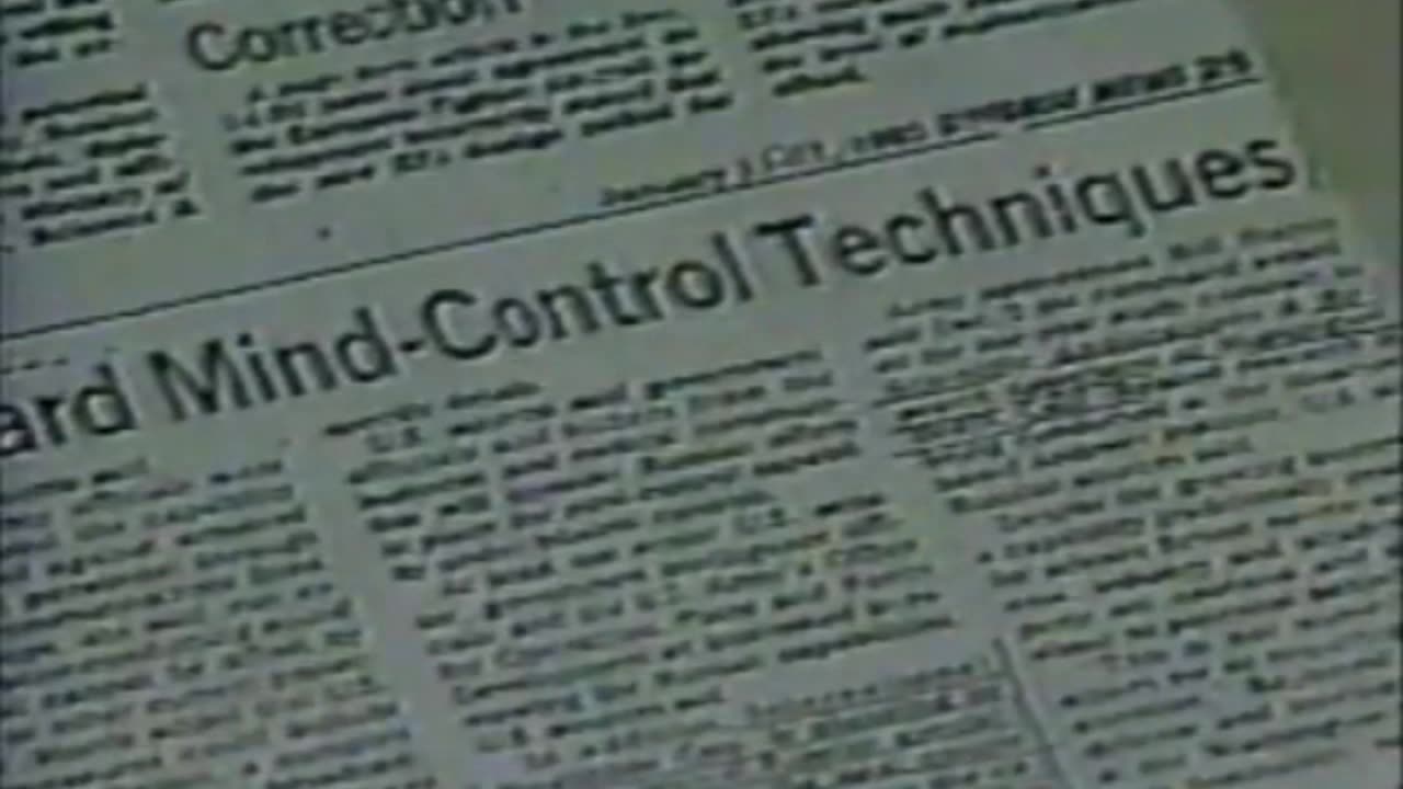 KOVR TV 2000 Special Assignment Ross Blackstone MIND CONTROL