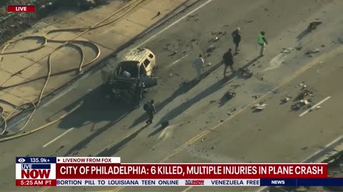City of Philadelphia confirms 6 dead in plane crash_ multiple injured _ LiveNOW from FOX(720P_HD)