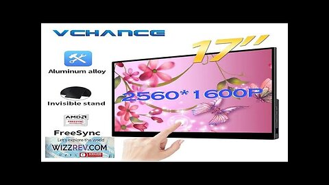 VCHANCE 17 inch 2.5K Portable Monitor 2560*1600p 100%DCI-P3 500Nit Expand Office Movie Review