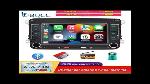 BQCC 2 din Car Radio 7 Inch HD Autoradio Multimedia Player Car Review