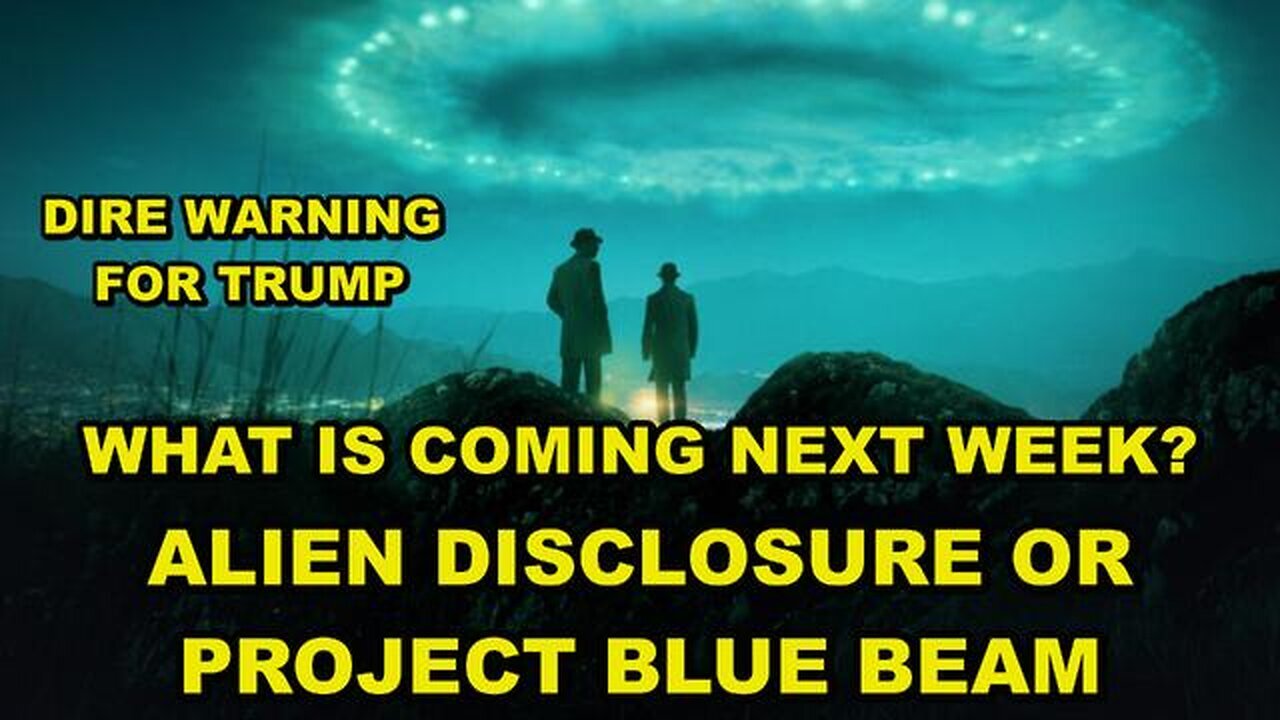 Is Project Blue Beam Slated for Next Week? - Sheriff Mack Warns Trump About Inauguration Dangers?