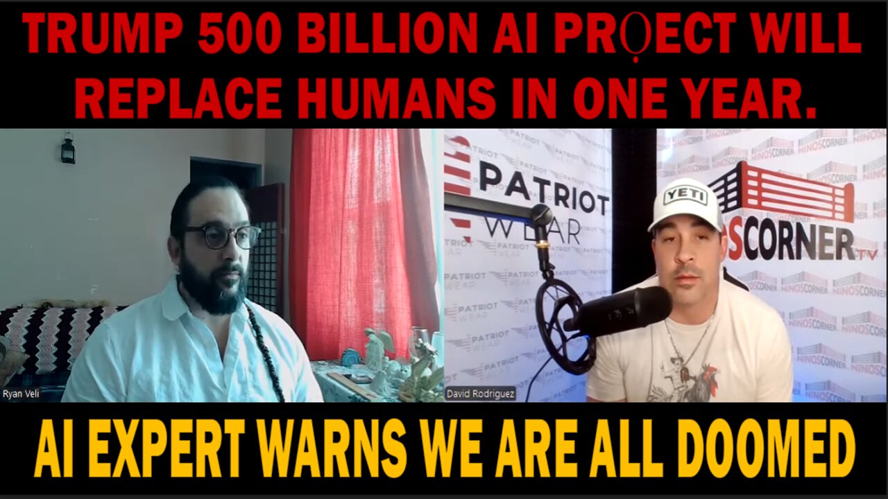 TRUMP 500 BILLION AI PRỌECT WILL REPLACE HUMANS IN ONE YEAR - AI EXPERT WARNS WE ARE ALL DOOMED.