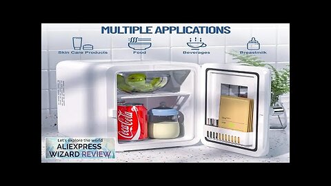 Mini Fridge 4L Portable Drinks Fridge Small with Cooling and Heating Function Review