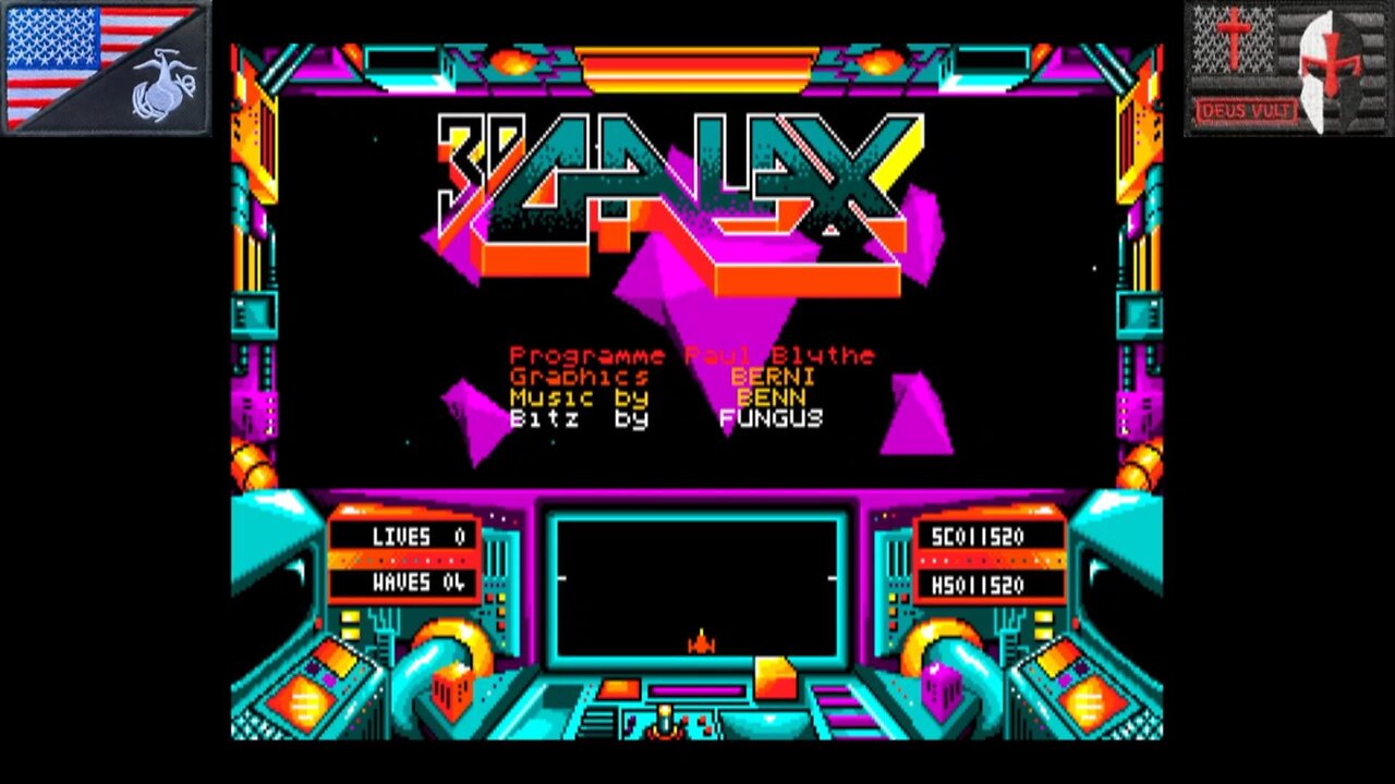 Standard Computer Theater: "'3D Galax" (Commodore Amiga 500 - 1989) [EU Only]