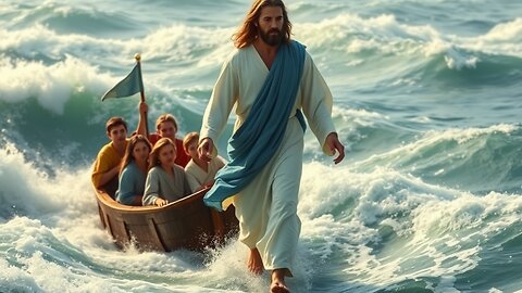COMPRENDER LA PROFUNDA LECCIÓN QUE JESUS CRISTO TOMÓ CUANDO CAMINÓ SOBRE EL AGUA DEL MAR ABIERTO