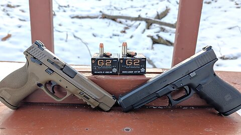 Speer G2 Gold Dot - 9mm VS .45 ACP+P - Ballistic Gel Test (Better than Federal HST?)