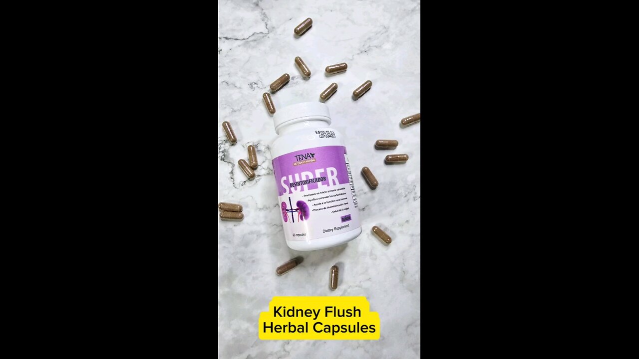 Kidney Flush Herbal 90 Capsules Healthy Kidney UTI Bladder