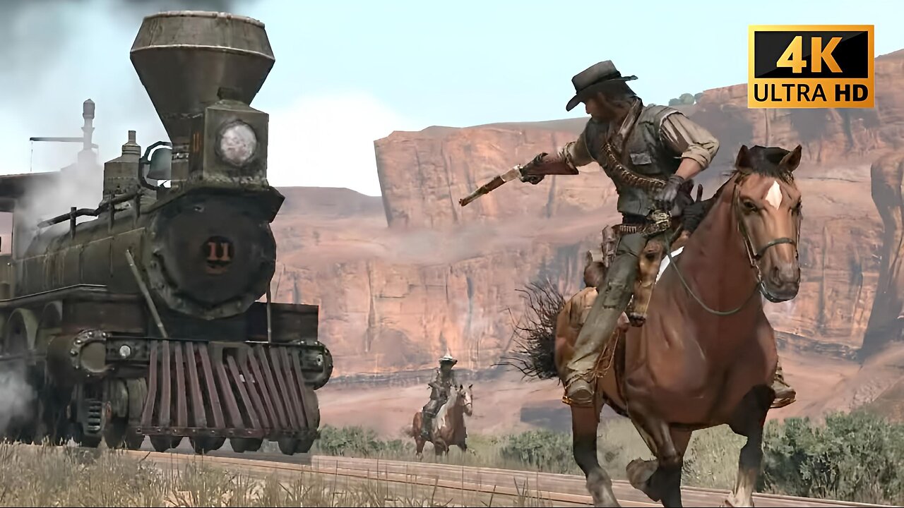 Red Dead Redemption Protecting the Train from Robbery mission