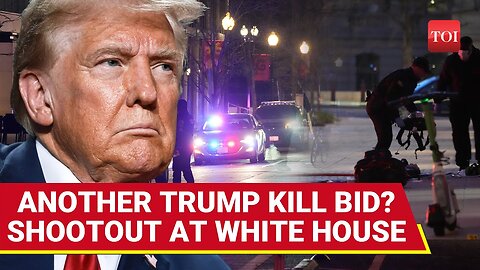 Trump _Kill Bid__ Gunfight Outside White House_ US Secret Service Shoots _Attacker_ _ Watch