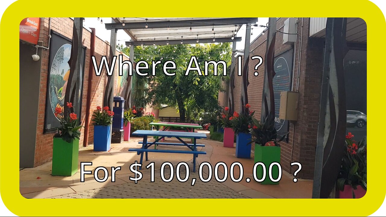 Why are we saying Where am I ? and for $100,000 ?