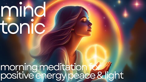 Morning meditation for positive energy peace and light - guided meditation