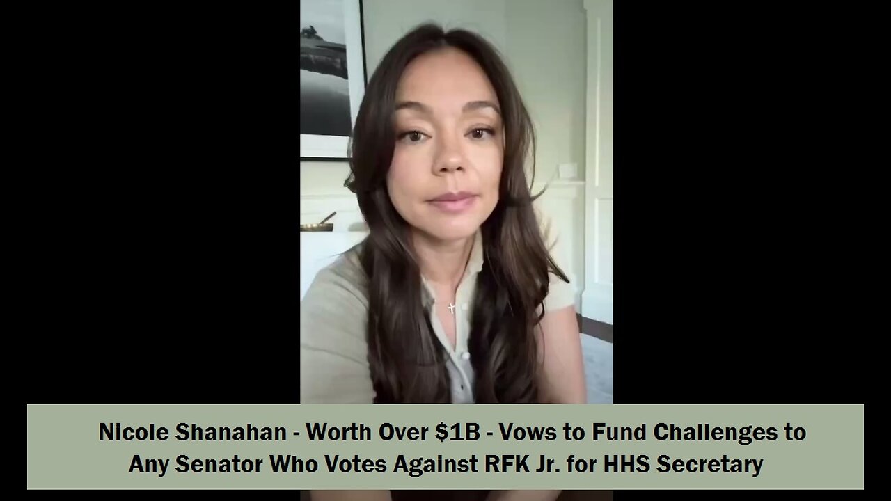 Nicole Shanahan - Worth Over $1B - Vows to Fund Challenges to Any Senator