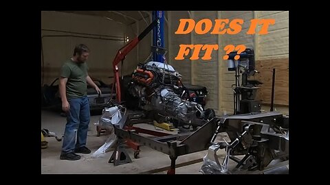 Hellcat swap in a 1967 Corvette Ep6 - Engine placement - Part 1