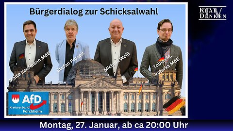 💥AfD Kreisverband lädt ein zum Bürgerdialog zur Schicksalswahl am 23.2.2025💥