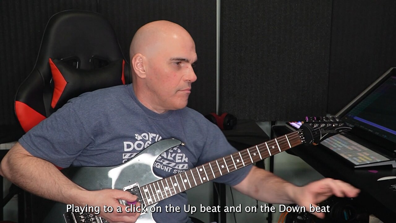 #034 Quick Tips For Beginners. Playing To The Up & Down Beat With A Click.