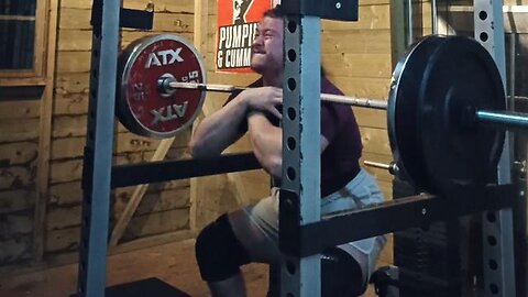 3x3 110 Kg Long Pause Front Squat Back-offs. Last Set