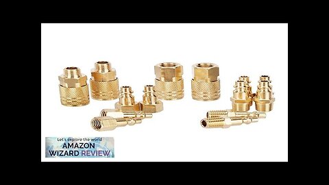 Amazon Basics Quick Connect Brass Air Coupler and Plug Kit 1/4-Inch Review