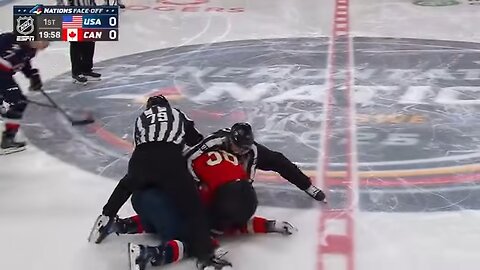 USA vs. Canada Starts With 3 Fights in the First 9 Seconds