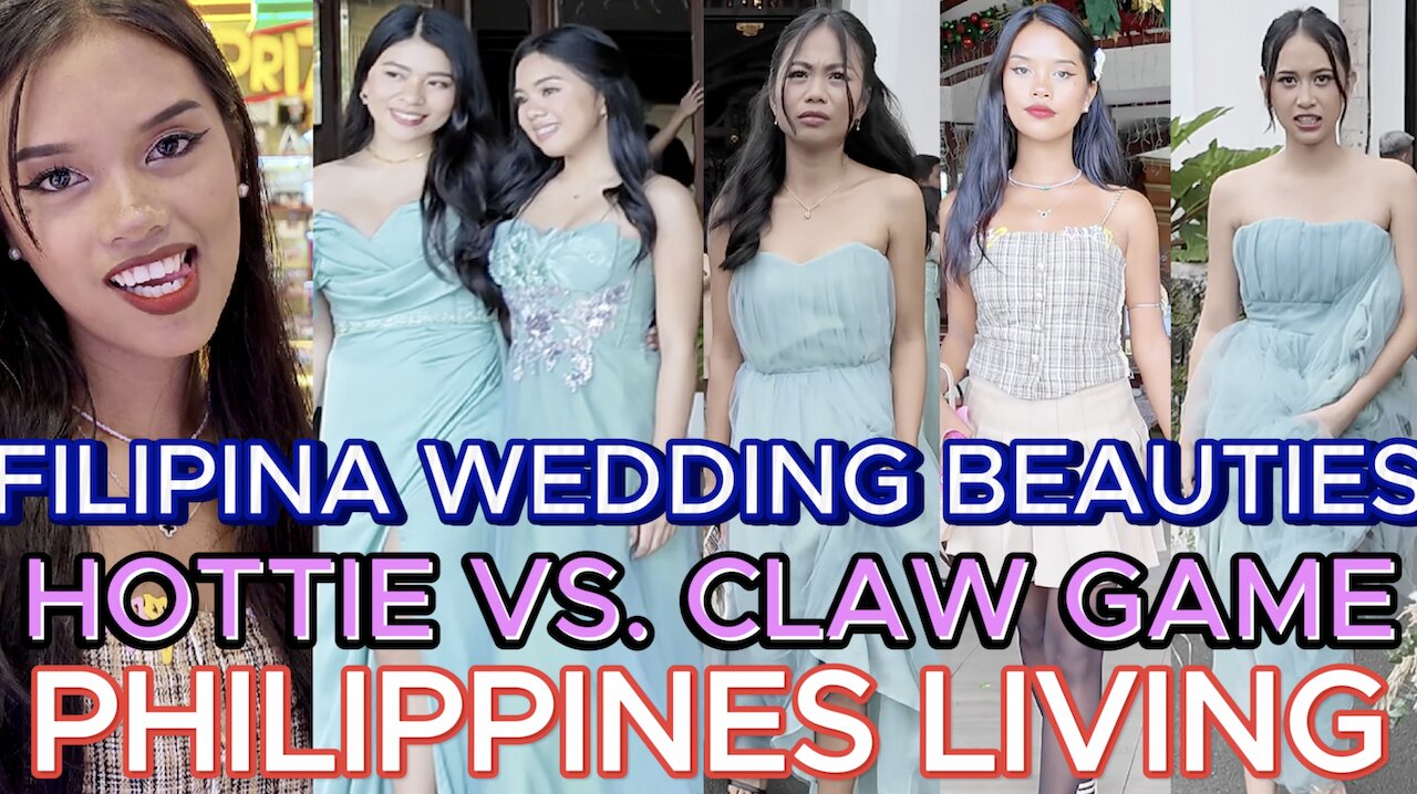 🇵🇭 FILIPINA BEAUTY FIGHTS CLAW GAME ON WEDDING DAY! BRIDESMAIDS OVERLOAD Island Living Philippines