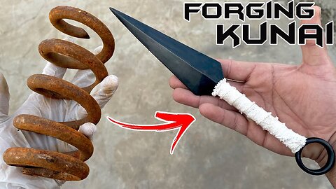 Rusty coil springs convert kunai