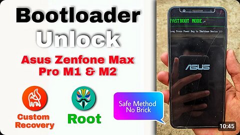 How To Unlock Bootloader Of Asus Zenfone Max Pro M1