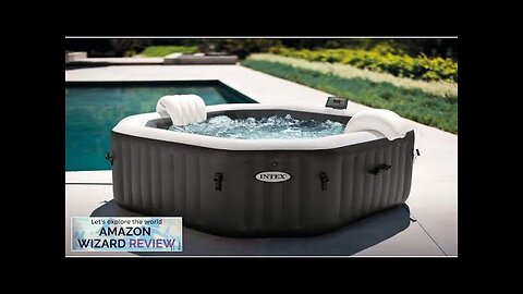 Intex 79" X 28" PureSpa Jet and Bubble Deluxe Inflatable Hot Tub Review