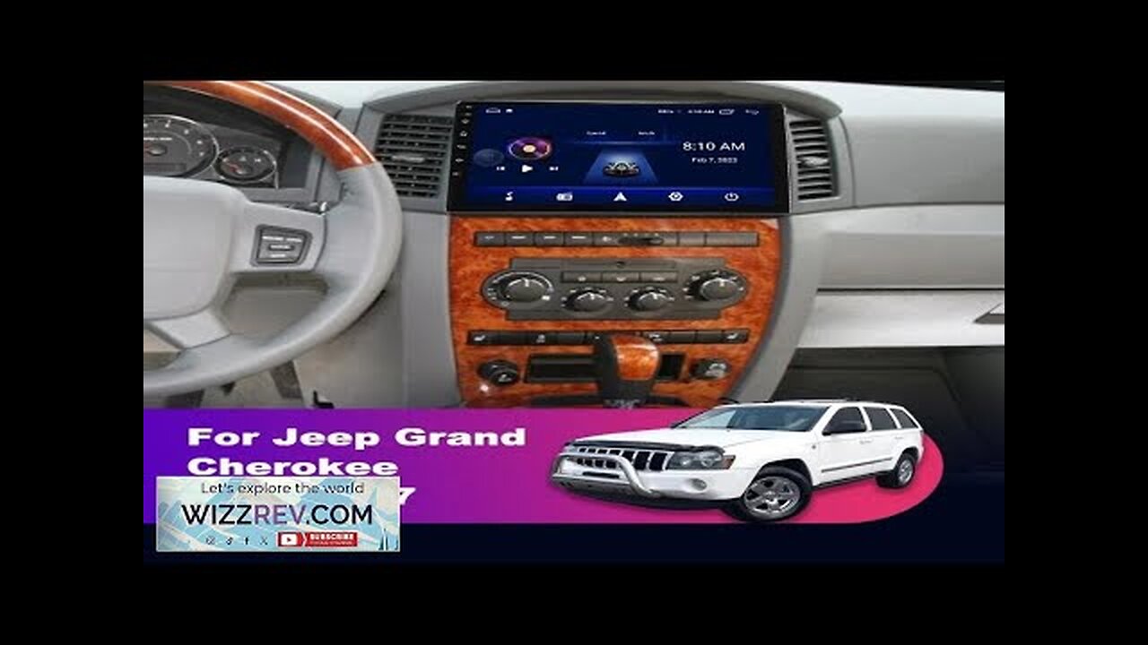 10.1'' Screen CARPLAY Android 12 Autoradio Multimedia For Jeep Grand Cherokee 2005-2007 Review