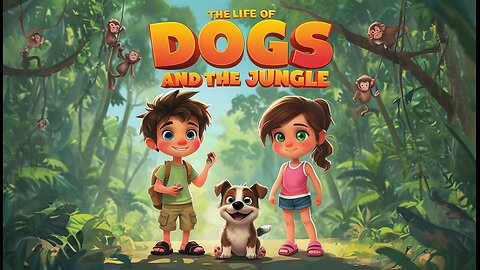 The life of DOGS in jungle