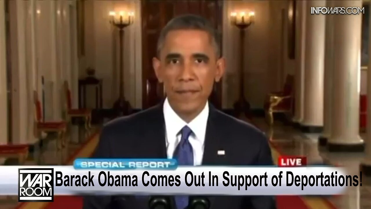 Barack Obama Comes Out In Support of Deportations!