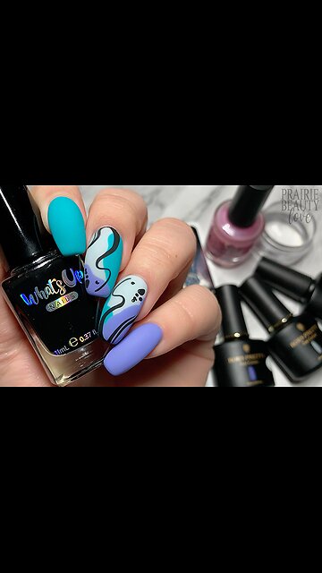 💜🤍 Purple & White Gel Nails: Dreamy & Elegant Vibes! 💅✨